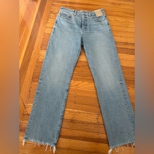Madewell Woman’s Blue Straight Jeans
